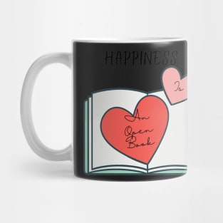 Happiness is an open book Mug